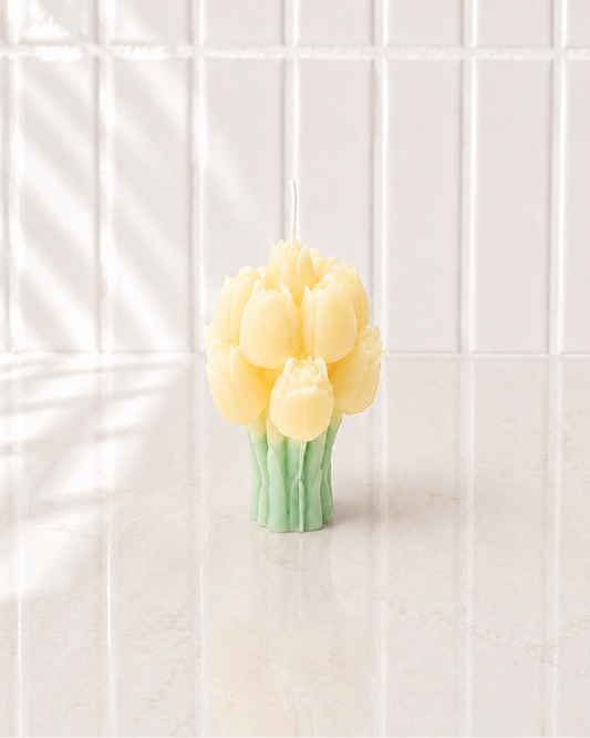 Lumière Tulip Bouquet Sculptural Candle