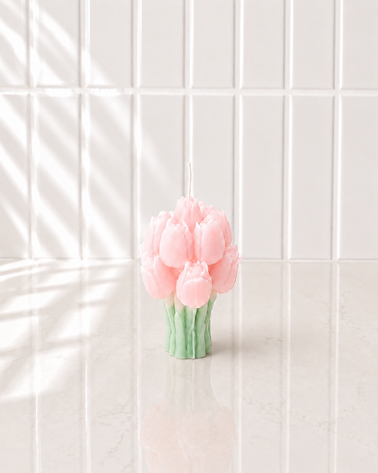 Lumière Tulip Bouquet Sculptural Candle