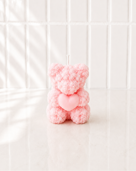 Sol Teddy Bear Sculptural Candle