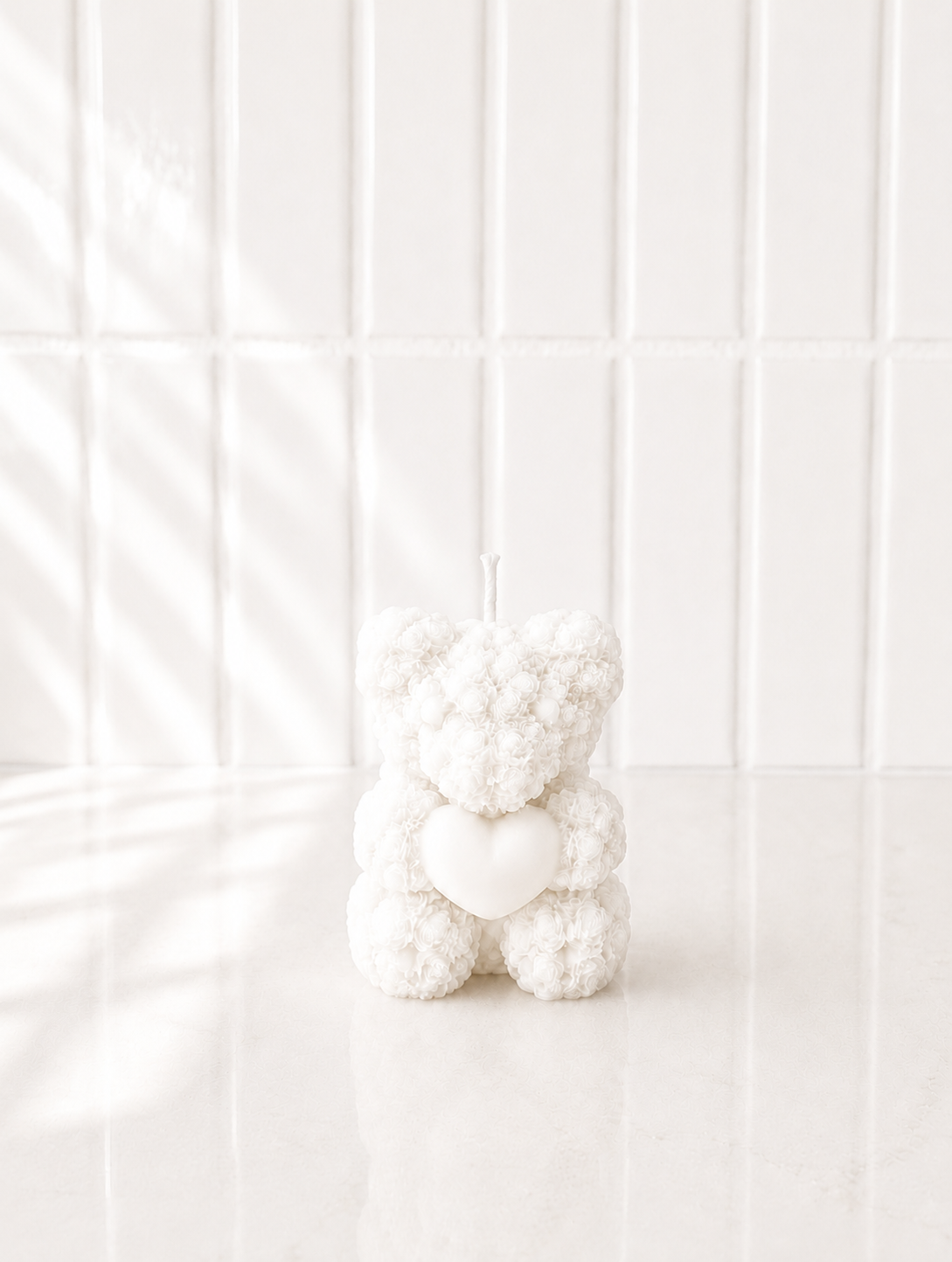 Sol Teddy Bear Sculptural Candle