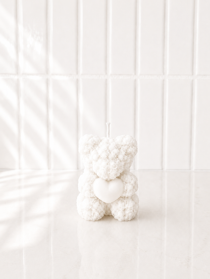 Sol Teddy Bear Sculptural Candle